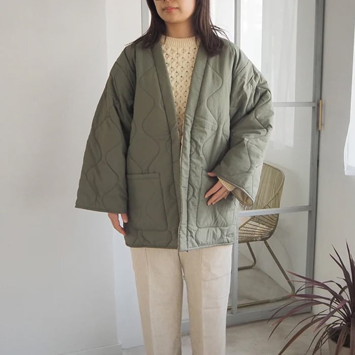 DAN-TEN ダンテン コンフリー L 2025AW  ルームウェア 羽織 メンズ レディース 半纏 袢纏 はんてん おしゃれ シンプル  部屋着 室内着 暖かい 温かい 秋 冬 パッカブル 寒さ対策 ダンテン  