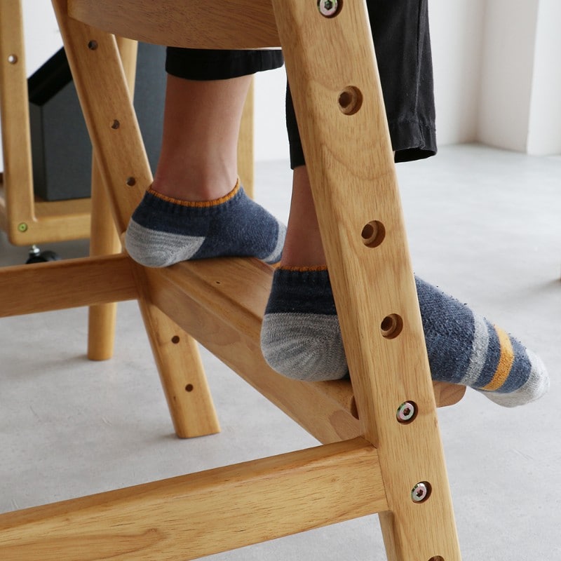 tsubaki Kids Chair  キッズチェア 高さ調節 ハイチェア 学習椅子 いす イス 小学生 大人も使える 木製 天然木 リビング収納 北欧 ナチュラル おしゃれ 入学祝い 長く使える  