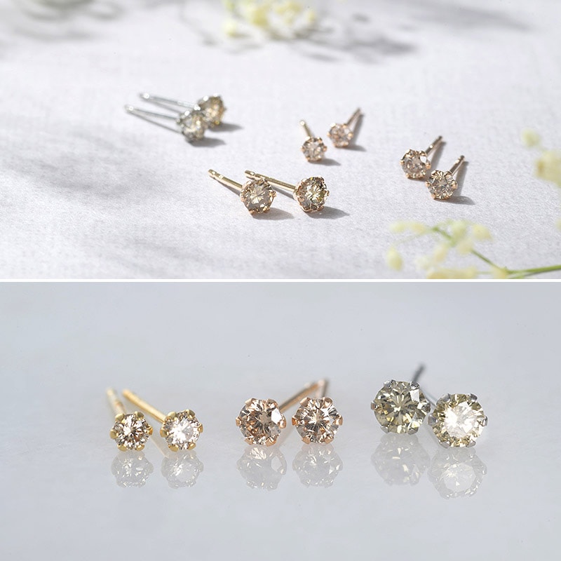 ダイヤモンド ピアス 0.2ct  一粒ピアス レディース 大人 シンプル 一粒ダイヤ おしゃれ 小ぶり 小さい プラチナ イエローゴールド ピンクゴールド プレゼント ギフト  