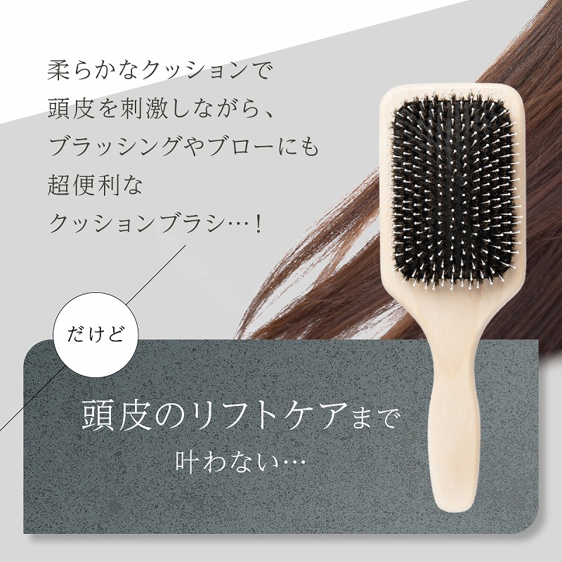 WAVEWAVE ウェイブウェイブ EMS Brush Air  ブラシ クッションブラシ EMS 頭皮ケア リフトケア 美容ケア スタイリング ツヤ リラックス ギフト  