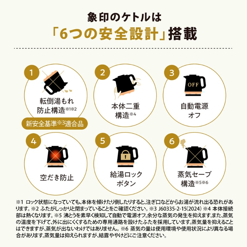 象印 ZOJIRUSHI 電気ケトル 0.8L STAN  電気ケトル 象印 STAN スタン おしゃれ シンプル 安全設計 コンパクト 0.8L 家族 一人暮らし ギフト プレゼント キッチン家電  
