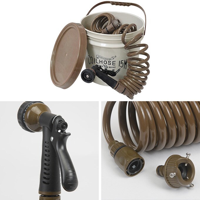 コイルホースバケツセット  