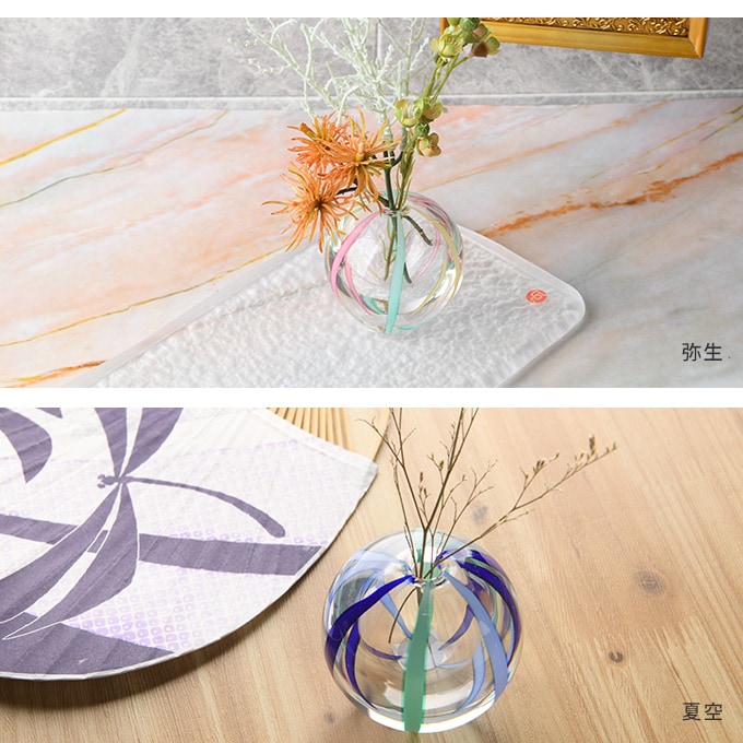 花瓶 一輪挿し ガラス 夏祭りの水風船 かわいい ヨーヨー フラワーベース 和風 おしゃれ 日本製 人気 祭り 屋台 楽しい インテリア