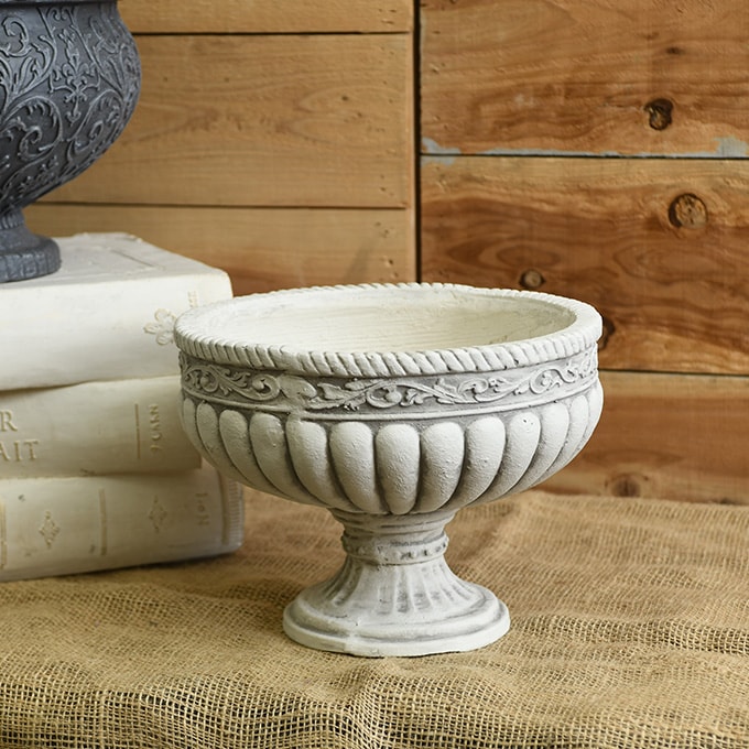 プランター アンティーク ローマ風 フラワーベース 王宮のゴブレット S 直径約28cm 鉢 屋外 底穴あり オブジェ おしゃれ フラワーポット 飾り 置物 装飾