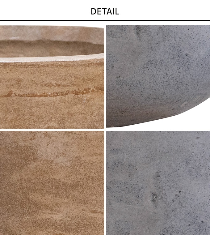 プランター 個性的な表情 ファントムUポット　直径32cm  プランターポット 植木鉢 大型 大鉢 軽量 シンプル ファイバー 丈夫 穴あり テラス バルコニー 公共施設 エントランス おしゃれ インテリア  