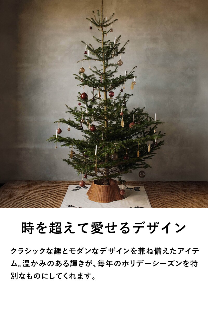 ferm LIVING ファームリビング Oak Leaf Ornaments オークリーフ オーナメント 4個セット  北欧 クリスマス オーナメント おしゃれ　可愛い 北欧雑貨 インテリア雑貨 オークの葉 ゴールド　真鍮 正規販売店  