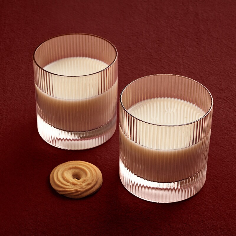 ferm LIVING ファームリビング Ripple Tumbler Glasses リップルタンブラーグラス 2個セット 