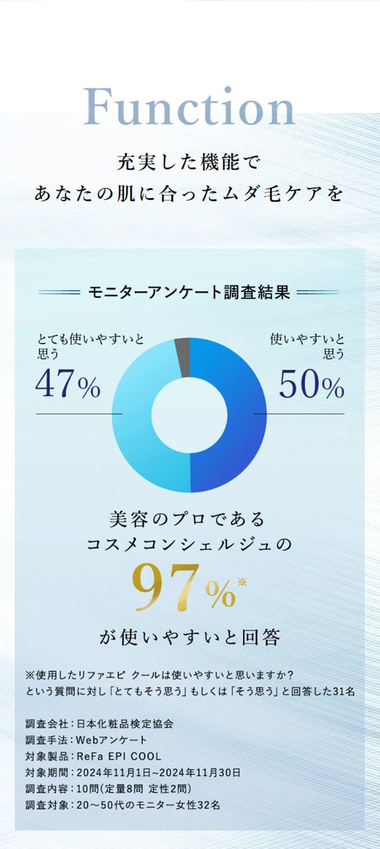 ReFa リファ エピ クール  光美容器 脱毛器 ムダ毛ケア 美肌ケア 冷却機能 全身 顔 安全 安心 パワー 効果 痛くない ReFa リファ  