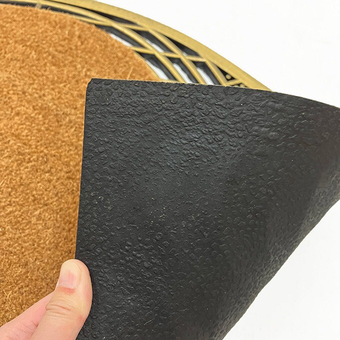 玄関マット 屋外 サンセット ヨーロピアン 75×45cm ウェルカムマット 北欧 おしゃれ 泥落とし コイヤーマット 泥除け 半円型 かわいい モダン ココヤシ お店 入り口 エントランス カフェ 事務所 オフィス 庭 ガーデン