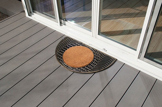 玄関マット 屋外 サンセット ヨーロピアン 75×45cm ウェルカムマット 北欧 おしゃれ 泥落とし コイヤーマット 泥除け 半円型 かわいい モダン ココヤシ お店 入り口 エントランス カフェ 事務所 オフィス 庭 ガーデン