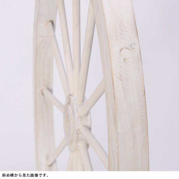 木製　車輪型オーナメント　直径50cm  アンティーク 置物　飾り オシャレ　おしゃれ ディスプレイ ショップデザイン ホイール型 ガーデン ガーデニング エクステリア  