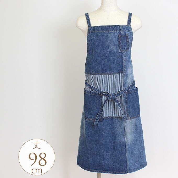 ガーデニングエプロン デニムクロス ガーデンエプロン カフェ ガーデニング ワーク 作業用 男性用 女性用 レディース メンズ 前掛け 庭