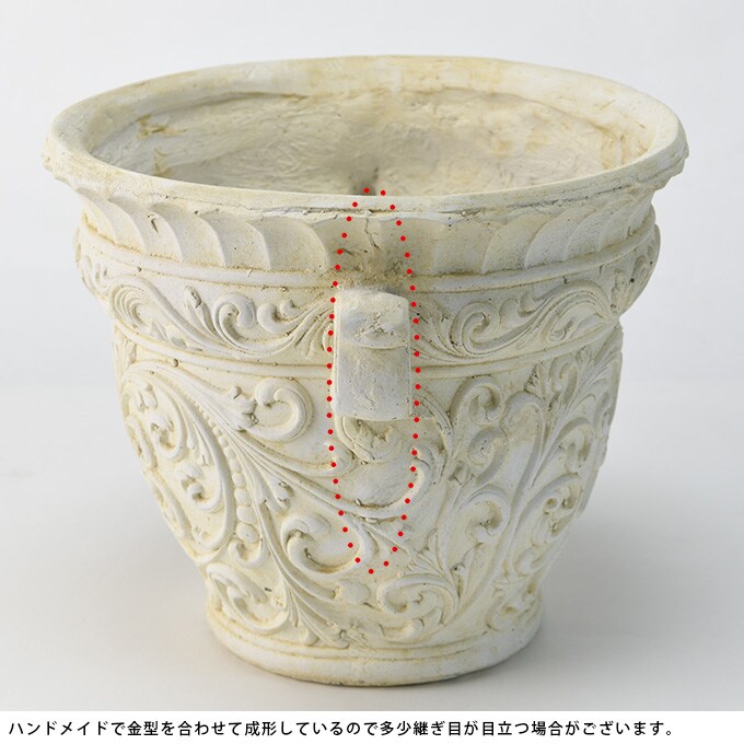 プランター 大型 ローマ調 ポット つた模様 鉢 大きい アンティーク 植木鉢 花器 中世 レトロ ガーデニング 大きな ヨーロピアン 西洋