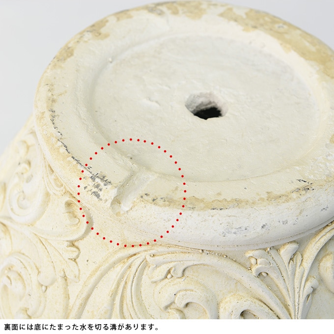 プランター 大型 ローマ調 ポット つた模様 鉢 大きい アンティーク 植木鉢 花器 中世 レトロ ガーデニング 大きな ヨーロピアン 西洋