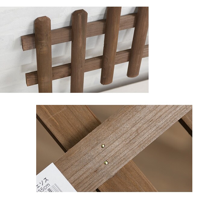 ガーデニング フェンス 木製 ミニ 花壇フェンス 幅60×高さ35cm 花壇 ガーデンフェンス 仕切り 屋外 柵 小さい ウッド 小型 アンティーク フラワーフェンス 庭 小型