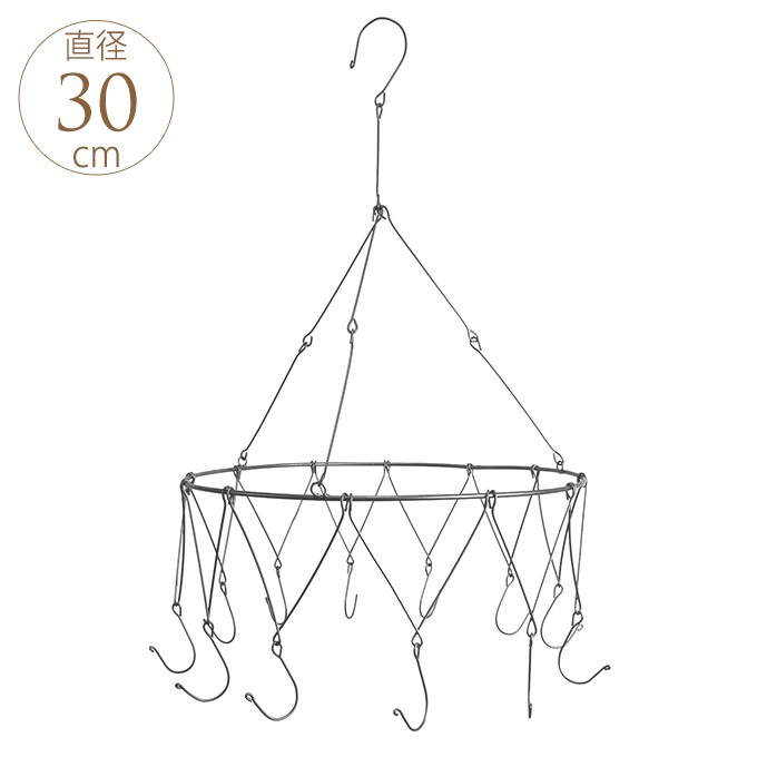 ハンギング　ラウンドフック　L  ハンガー 園芸 アイアン プランター 吊るす ドライフラワー 作る ガーデニング ドライハーブ 自作 ツール ぶら下げる ガーデン 趣味  