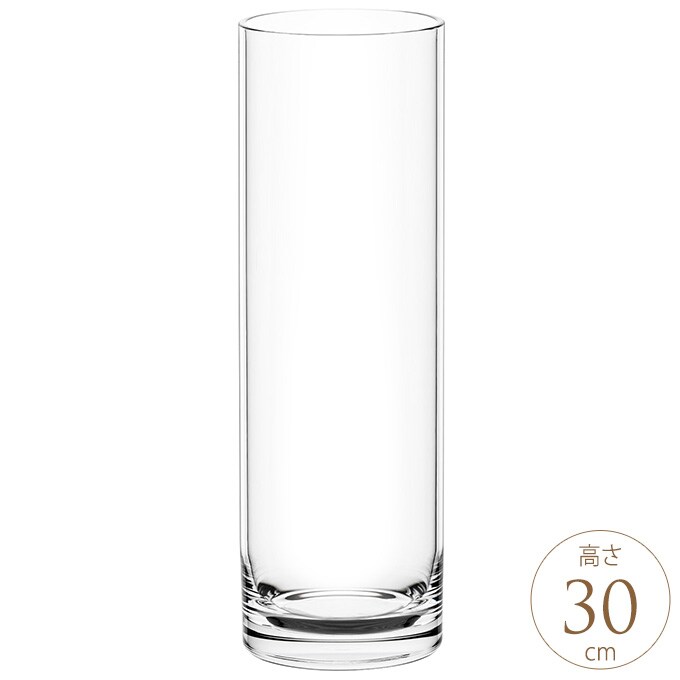 花瓶 クリア 割れない ポリカ ストレート アール　直径10×高さ30cm  フラワーベース 割れにくい素材 おしゃれ シンプル 割れにくい ポリカーボネート  