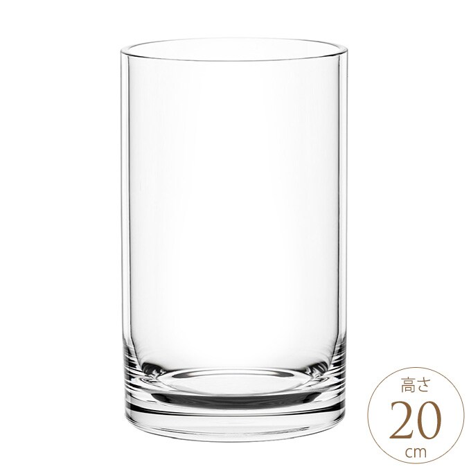 花瓶 クリア 割れない ポリカ ストレート アール　直径12×高さ20cm  フラワーベース 割れにくい素材 おしゃれ シンプル 割れにくい ポリカーボネート  