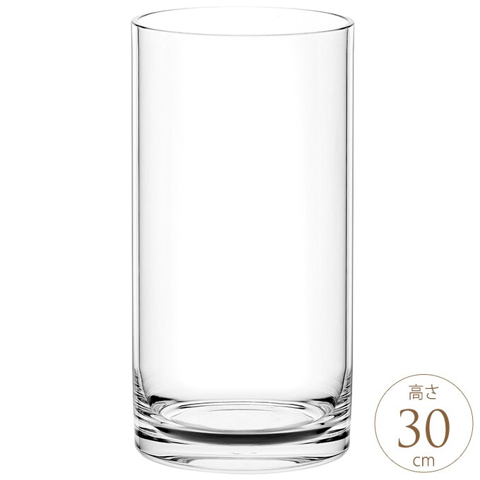 花瓶 クリア 割れない ポリカ ストレート アール　直径15×高さ30cm  フラワーベース 割れにくい素材 おしゃれ シンプル 割れにくい ポリカーボネート  