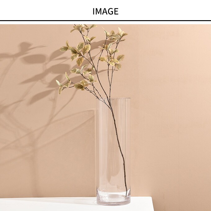 花瓶 クリア 割れない ポリカ ストレート アール　直径20×高さ60cm  フラワーベース 割れにくい素材 おしゃれ シンプル 割れにくい ポリカーボネート  