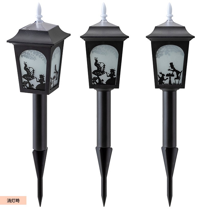 ガーデンライト 不思議の国のアリス シルエットライト  ソーラーライト LEDライト 庭園灯 屋外 挿す 自動点灯 簡単設置 アプローチ 階段 足元 安全 庭 花壇 防犯 タカショー  