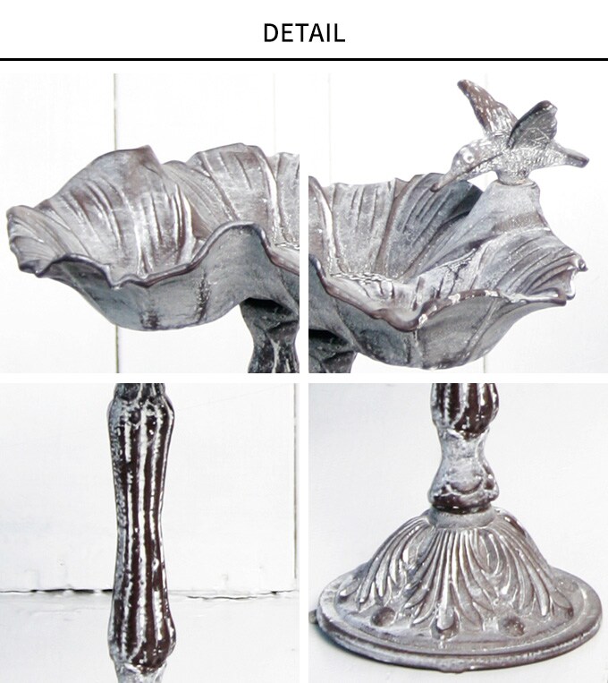 野鳥の遊び場 キャストバードバス M 高さ39cm 