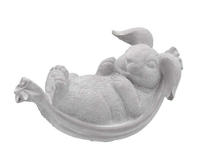 ジャルダン 石像風 ラビット A  オブジェ 雑貨 飾り かわいい ガーデン 室内 屋外 庭 ベランダ  