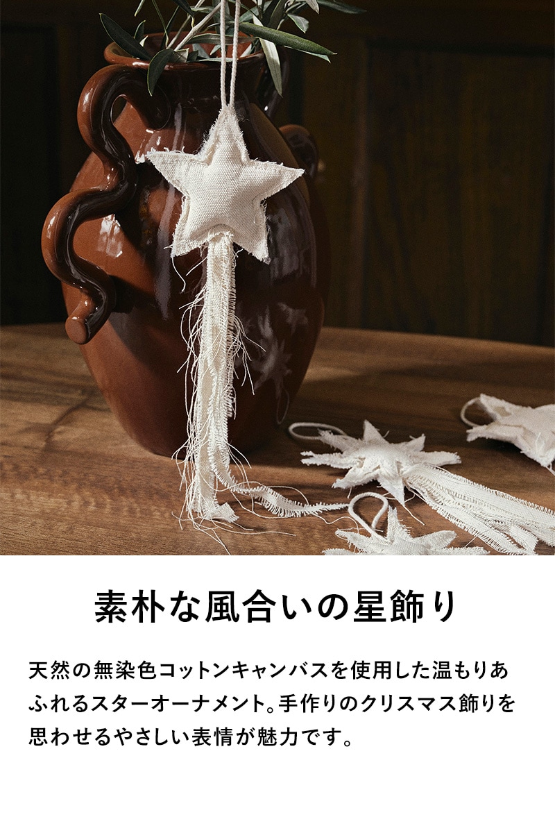 ferm LIVING ファームリビング Vela Star Ornaments ヴェーラ スター オーナメント 4個セット 