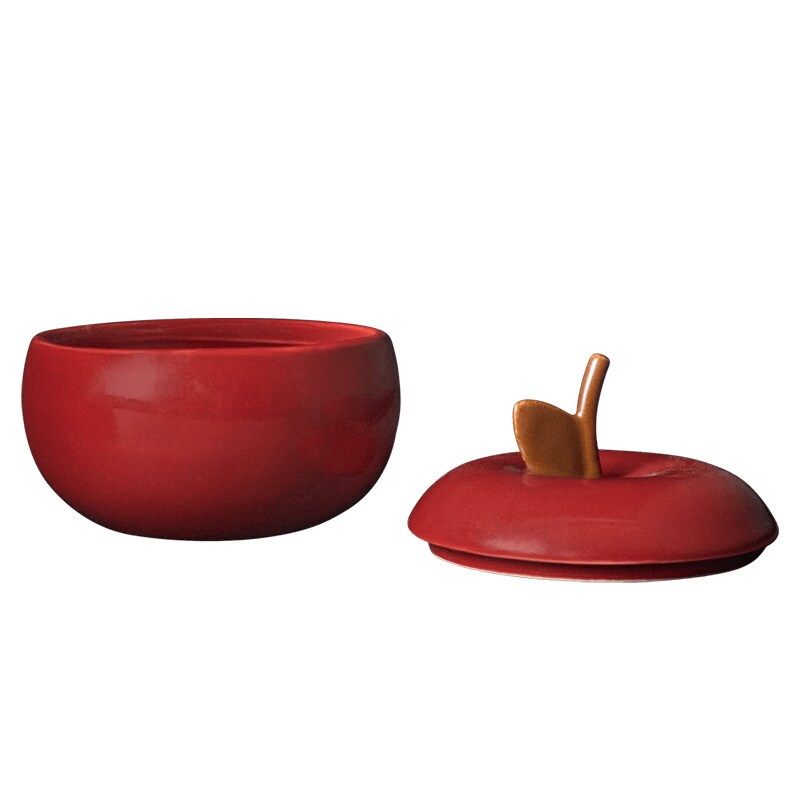 ferm LIVING ファームリビング 林檎の形の小物入れ Apple Ceramic Container  
