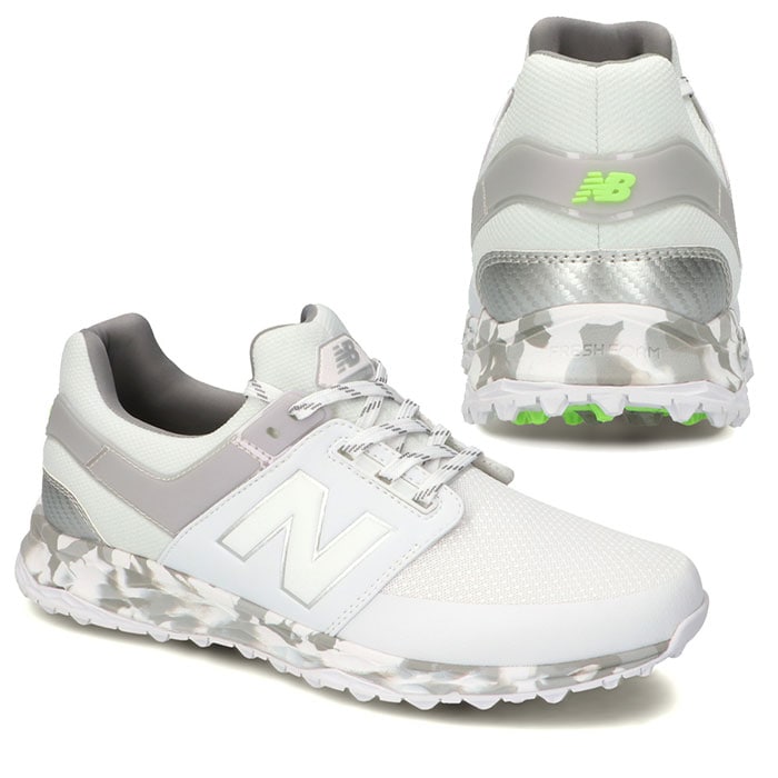 dショッピング |ニューバランス New Balance ゴルフシューズ FRESH FOAM MG4100 スパイクレス D相当 紐タイプ ブラックカモ（ＪＢ）  28.5cm | カテゴリ：の販売できる商品 | ゴルフ プレスト (103nb-mg410021fw)|ドコモの通販サイト