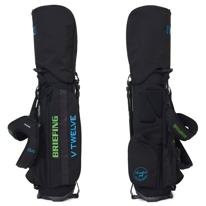ヴィトゥエルブ ゴルフ 9.5型 BRIEFINGコラボ スタンドキャディバッグ BG12 CADDY V122521-CB01 ゴルフバッグ スタンドタイプ ネームプレート刻印無料！ 2025年春夏モデル V12 GOLF dショッピング |ヴィトゥエルブ ゴルフ 9.5型 BRIEFINGコラボ スタンド