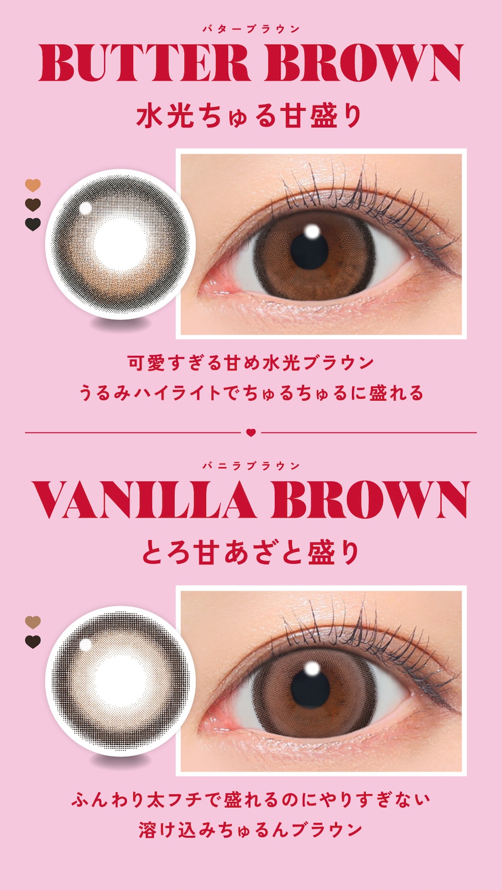 バターブラウン・バニラブラウン