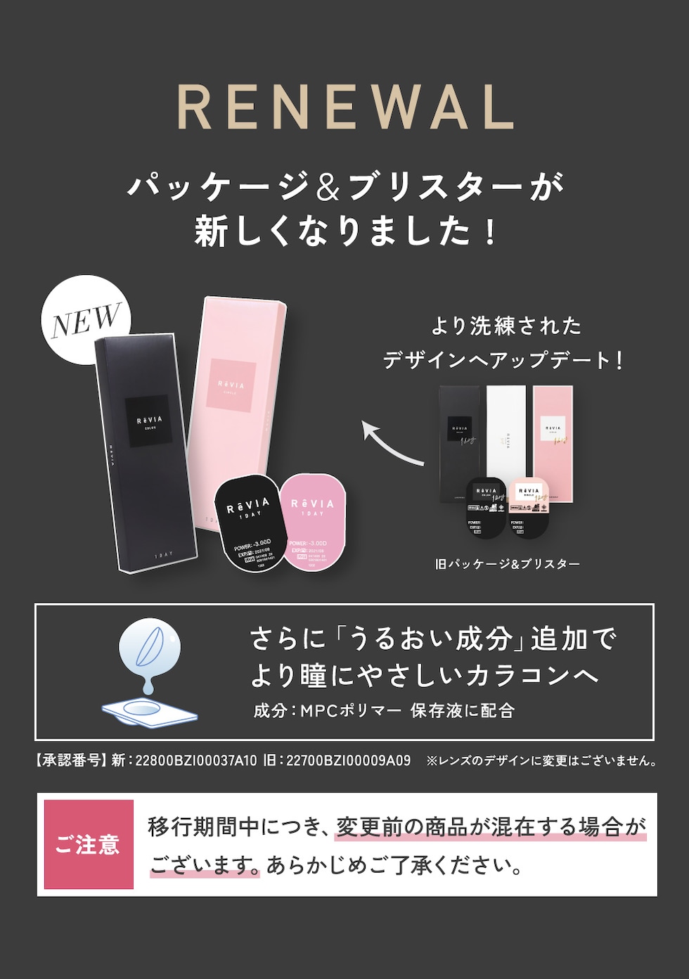 パッケージ＆ブリスターが新しくなりました！