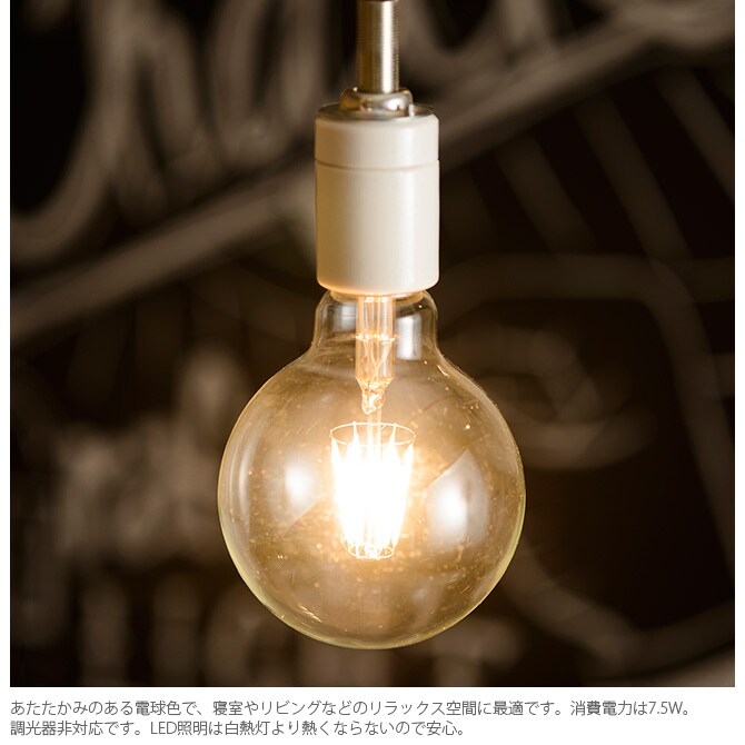 LEDスワンバルブ BALL  ペンダントライト ハンギングライト エジソン球 LEDライト LED オブジェライト インテリア 電球 照明 おしゃれ  