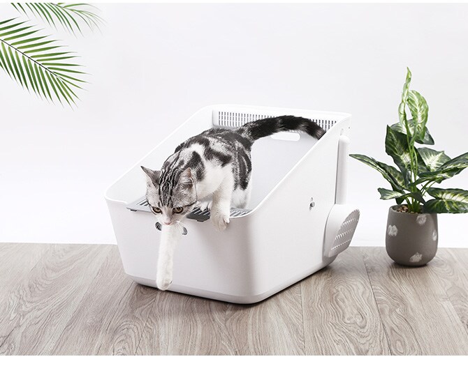 PETKIT ペットキット PURA CAT ピュラ キャット 猫用トイレ  猫用 トイレ 消臭 シンプル モノトーン 白  
