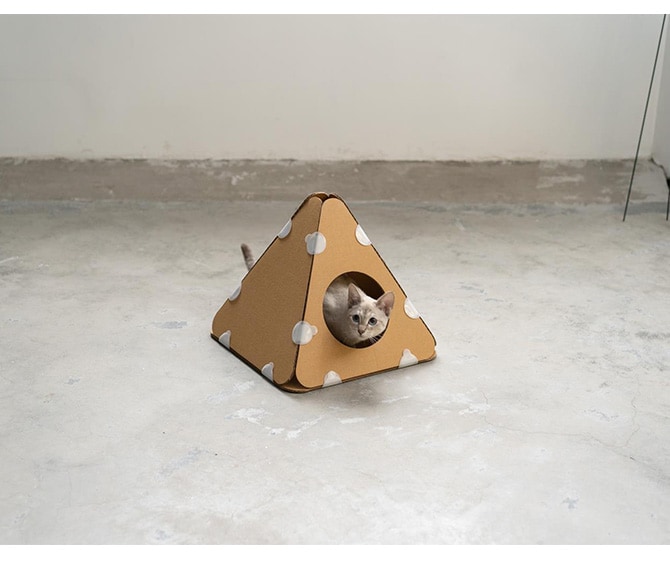pidan ピダン キャットキューブ テント 5枚  猫用 ダンボール キャットタワー 組み立て 組み合わせ シンプル ハウス  