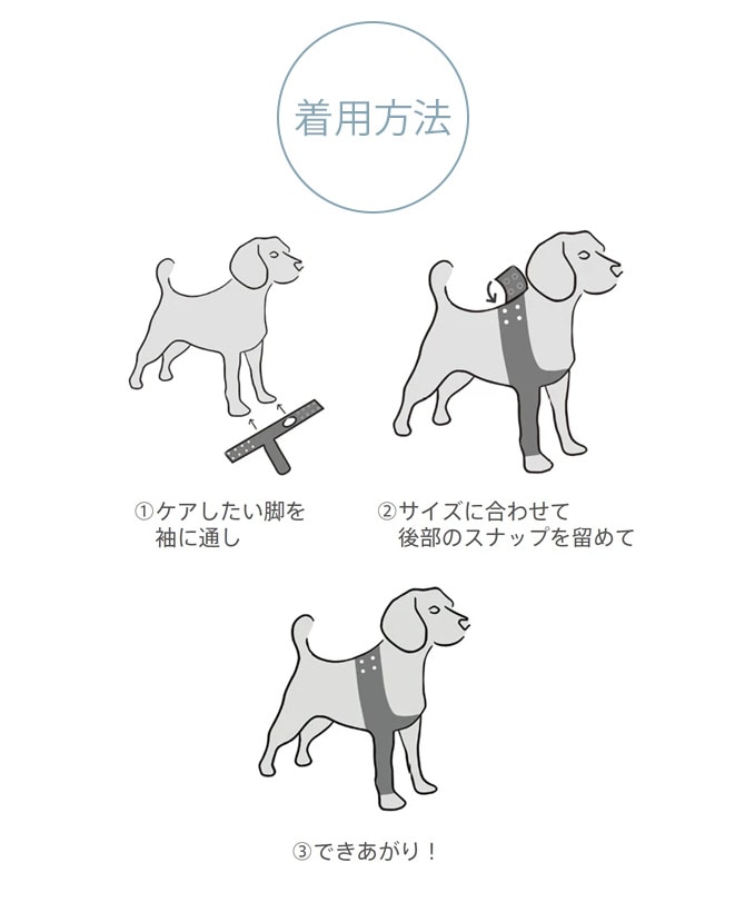 Suitical スーティカル リカバリー・スリーブ XXXS  犬 サポーター 保護服 前脚用 皮膚疾患 エリザベスカラー 犬の服 伸縮 小型犬  