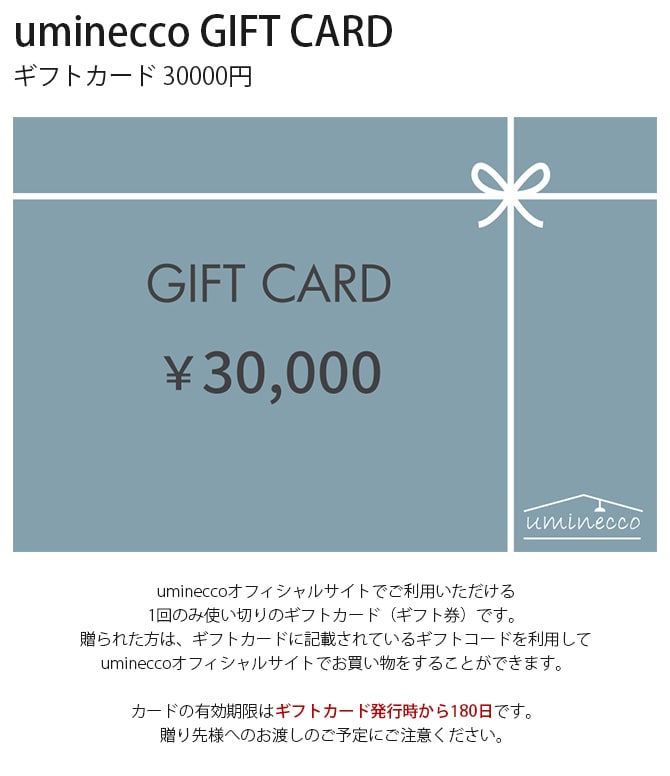 uminecco ウミネッコ ギフトチケット 30000円 