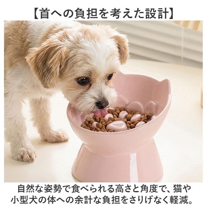 dショッピング |早食い防止 食器 猫 犬フードボウル【ブルー