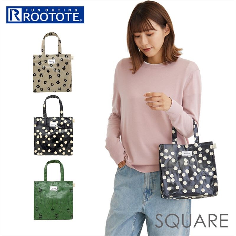 dショッピング |ルートート ROOTOTE 1205 EU.スクエア.ラミネート-H【Anemone】 | カテゴリ：トートバッグの販売できる商品  | BACKYARD FAMILY (118rootote1205)|ドコモの通販サイト