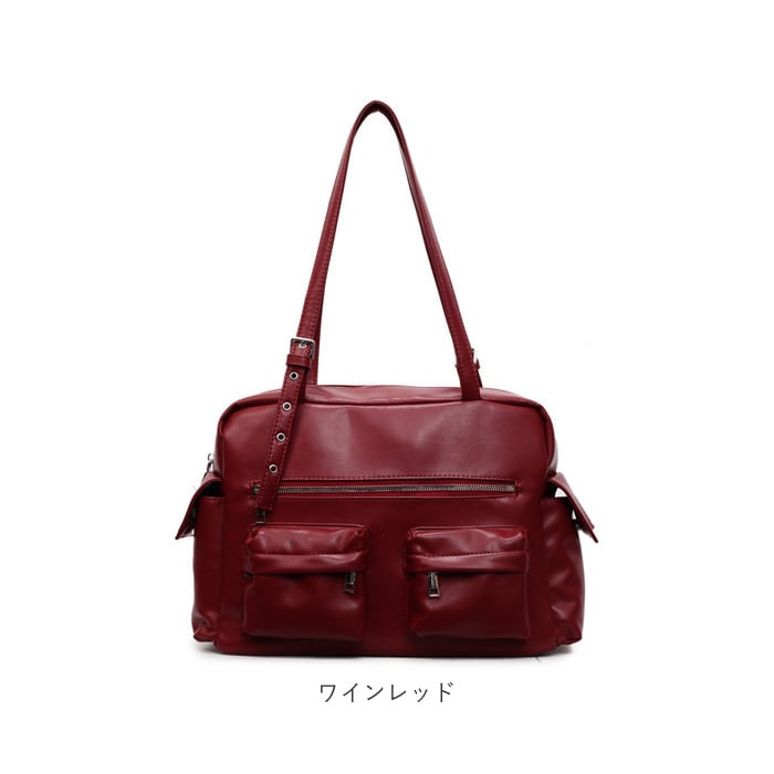 dショッピング |アイレットベルトショルダーバッグ【ワインレッド