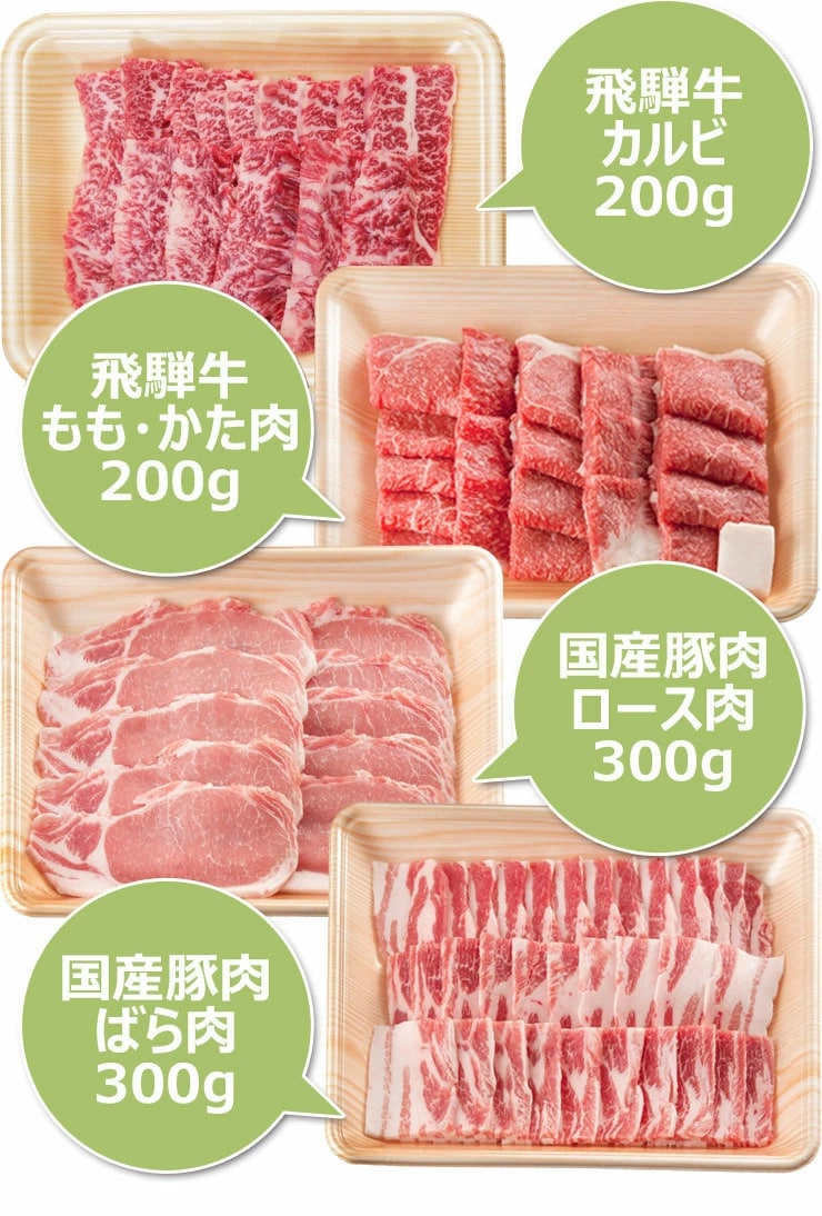 dショッピング |【冷凍】飛騨牛＆国産豚肉＆ 牛タン バーベキュー