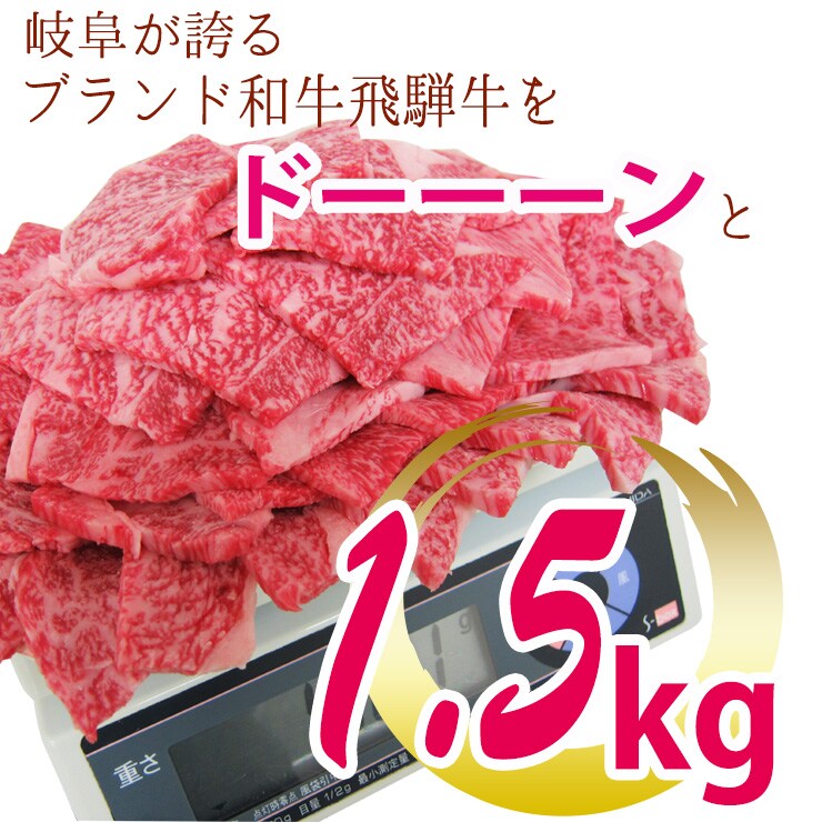 dショッピング |飛騨牛 カルビ 1.5㎏ メガ盛り 肉 バーベキュー 焼肉 焼き肉 ブランド和牛 黒毛和牛 BBQ 福袋 牛肉 |  カテゴリ：精肉の販売できる商品 | 肉のひぐち (126mega-5)|ドコモの通販サイト