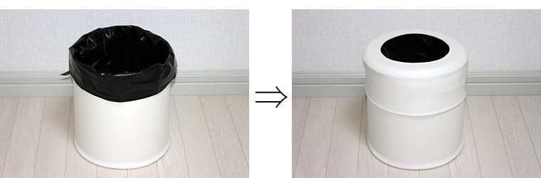 ゴミ箱「pinocoM」