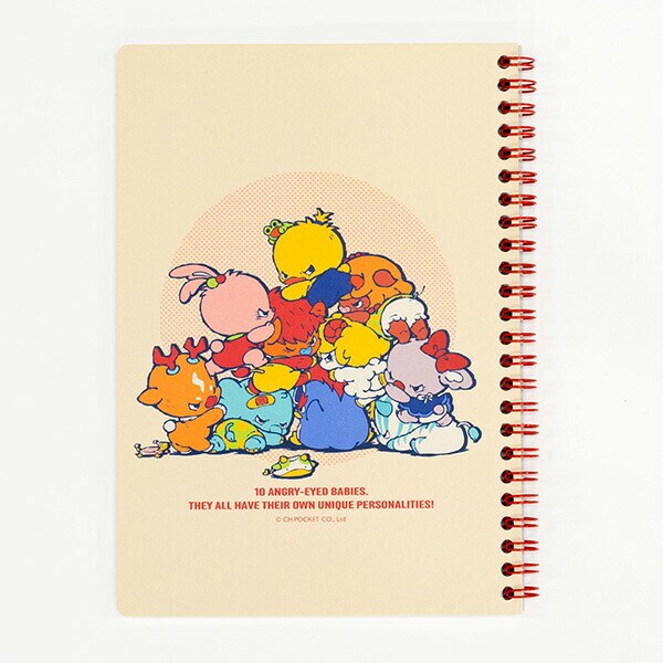 AngryBabyz アングリーベイビーズ リングノート 10匹 文具 アンベビ