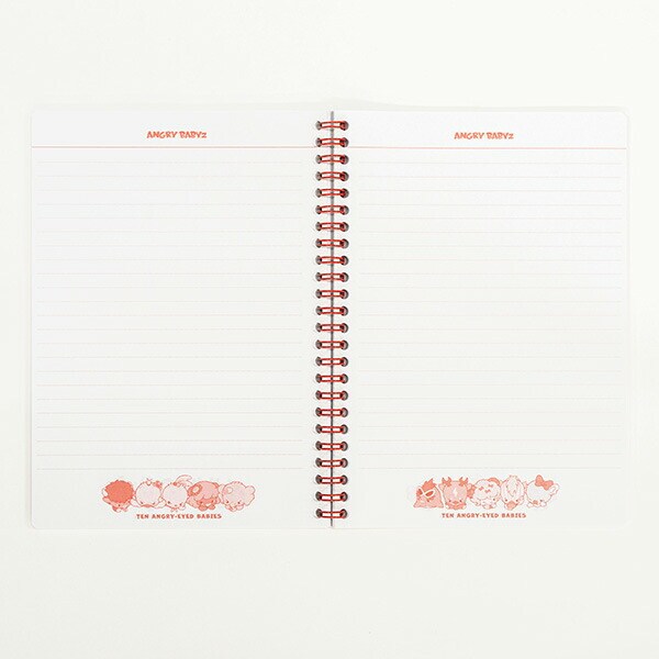AngryBabyz アングリーベイビーズ リングノート 10匹 文具 アンベビ