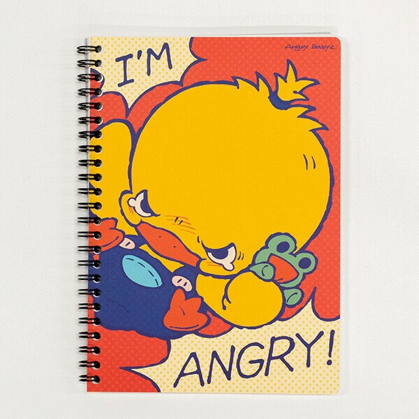 AngryBabyz アングリーベイビーズ リングノート 大泣き 文具 アンベビ