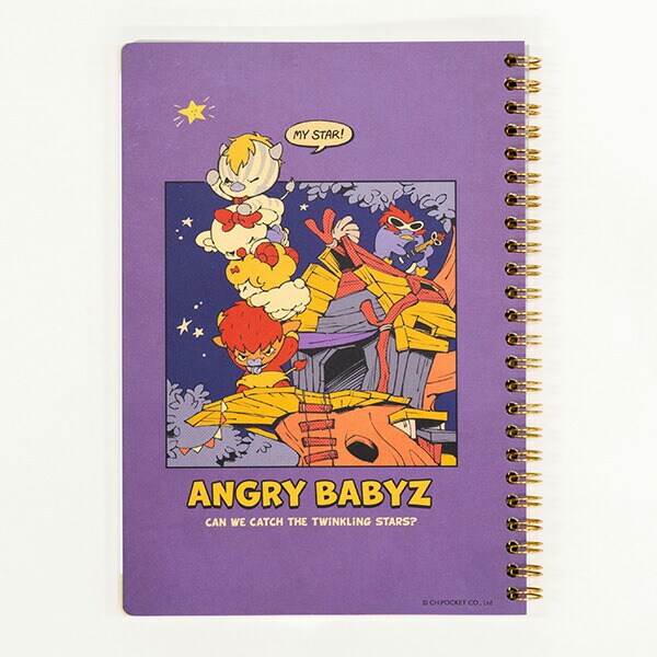 AngryBabyz アングリーベイビーズ リングノート 秘密基地 文具 アンベビ