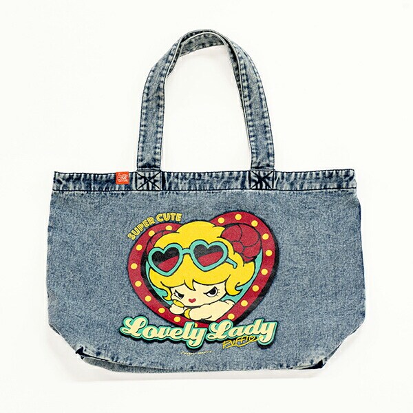 AngryBabyz アングリーベイビーズ デニムトート ハートパフィー バッグ アンベビ