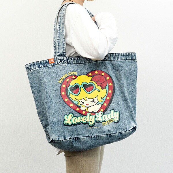 AngryBabyz アングリーベイビーズ デニムトート ハートパフィー バッグ アンベビ